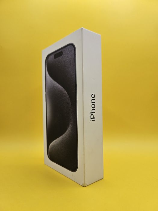 iPhone 15 Pro Black Titanium 256 GB Sigilat