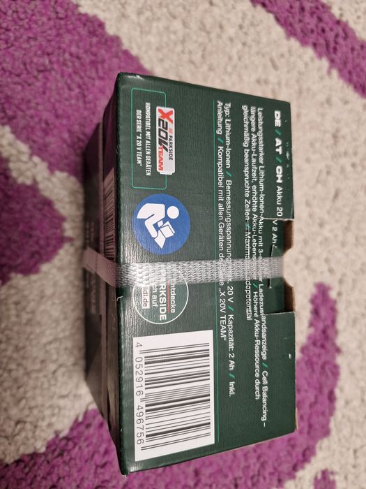 Acumulator parkside 2 amperi nou,pachet 10 bucati