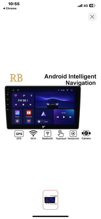 Продам магитолу андроид Bos mini A3 Pro с рамкой под  шевроле Кобальт