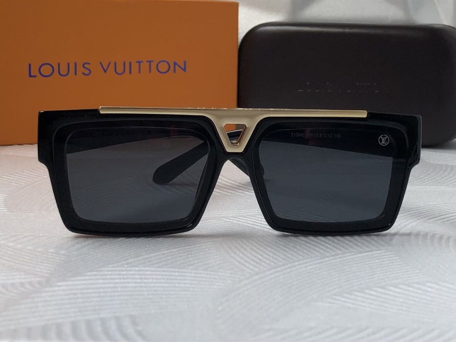 Мъжки слънчеви очила маска 2 цвята черни