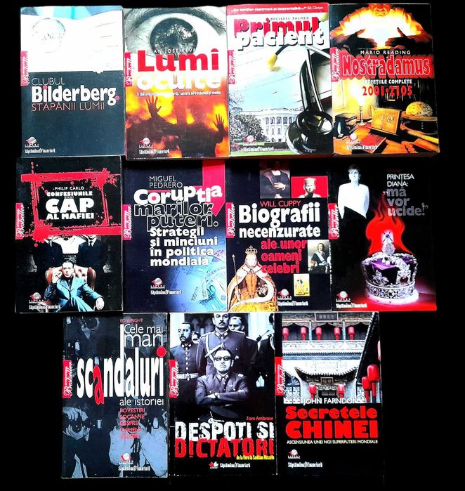 Lot 11 carti non fictiune, biografii, secrete, lumi oculte.