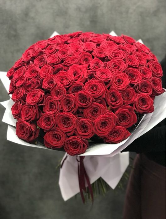 101 красная роза 12.500