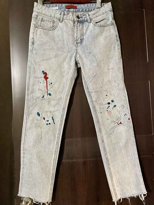 Джинсовые брюки