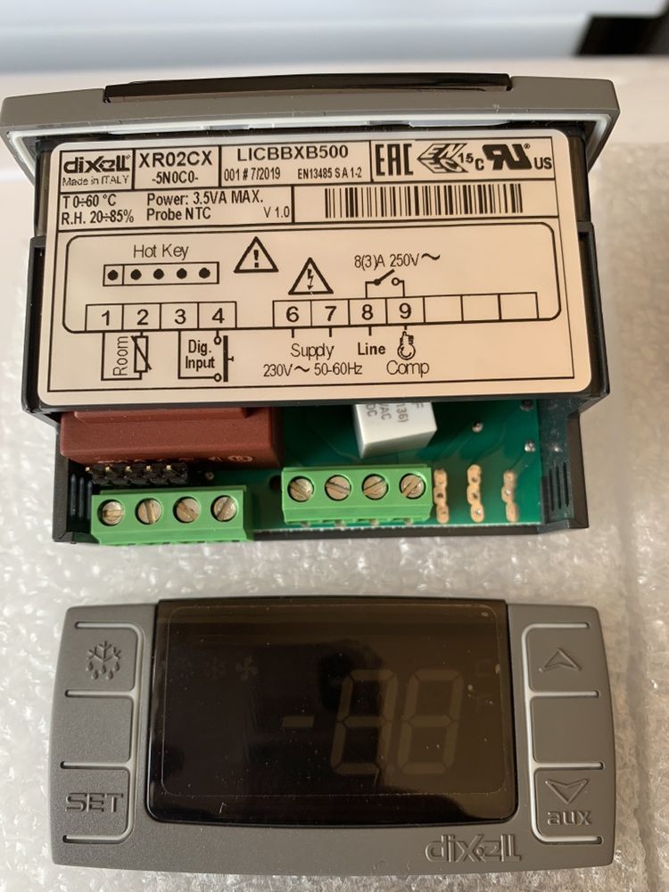 Termostat Dixell xr02xc + sonda electronic controler digital noi