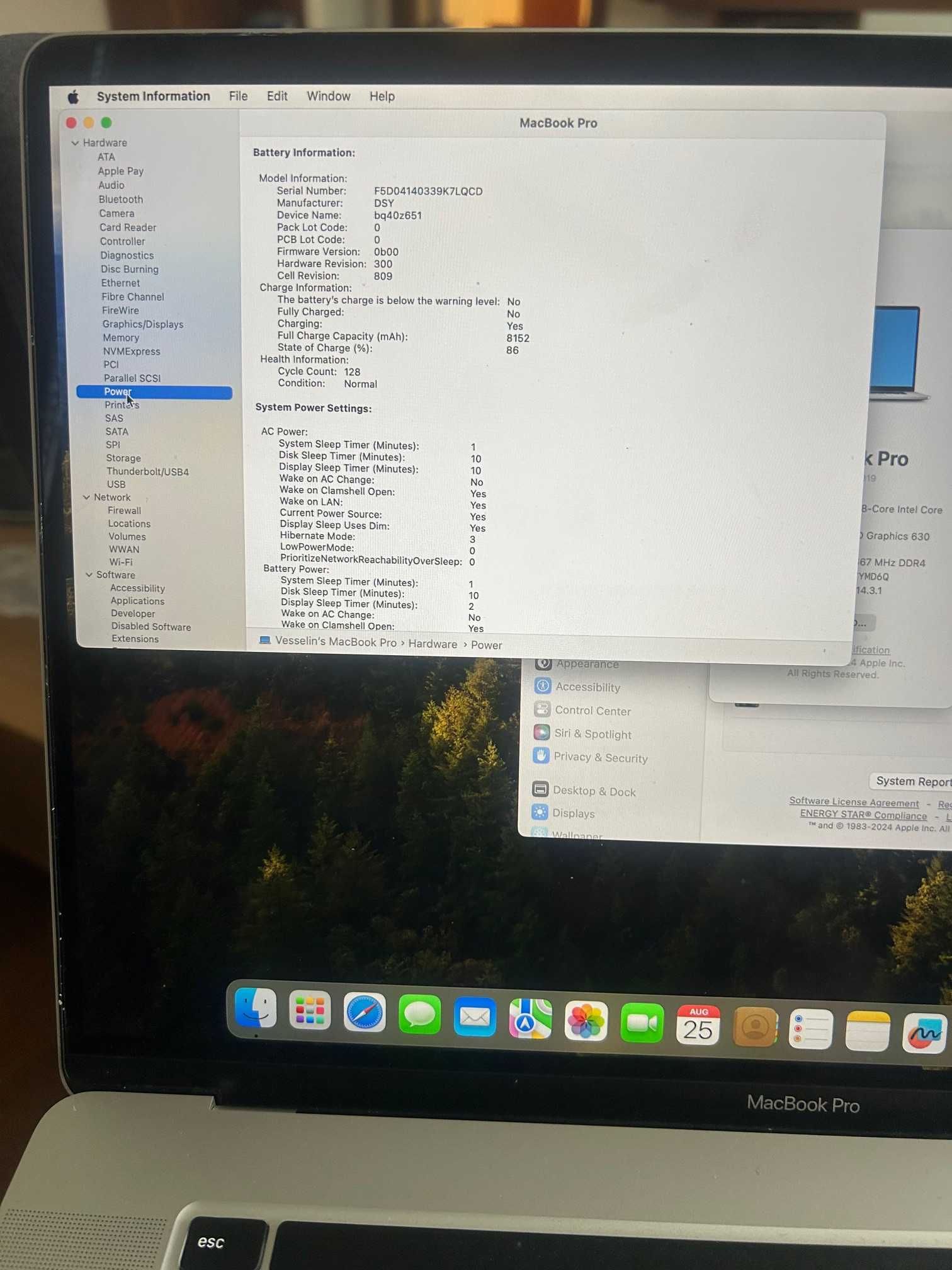 MacBook Pro 16", Intel Core i9, 2021, Aluminium body