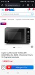 Cuptor cu Microunde Toshiba MV-AM20T(BK), 20L, 800W, NOU, INTACT