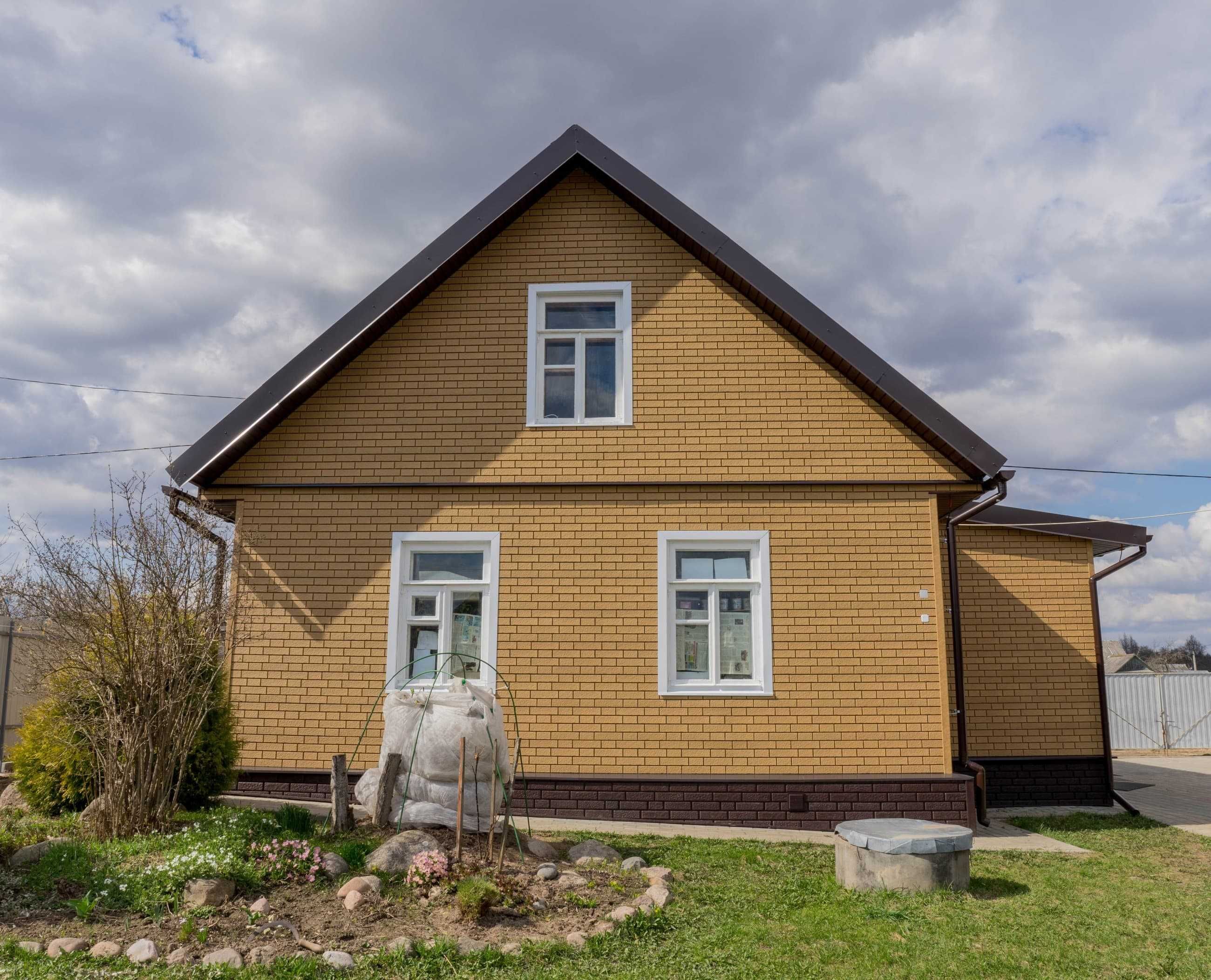 Сайдинг панели Стоун Хаус Клинкер. Гибкая черепица, софиты