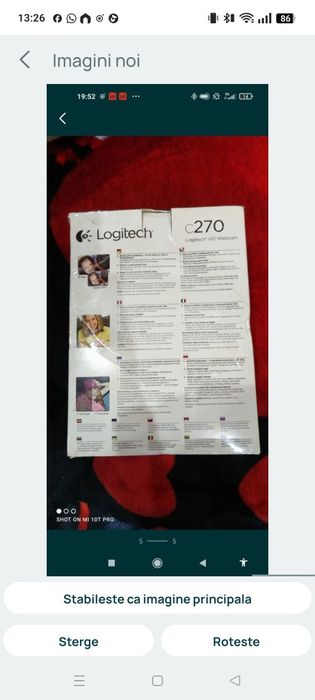 Camera web Logitech C270 , nou nouță .