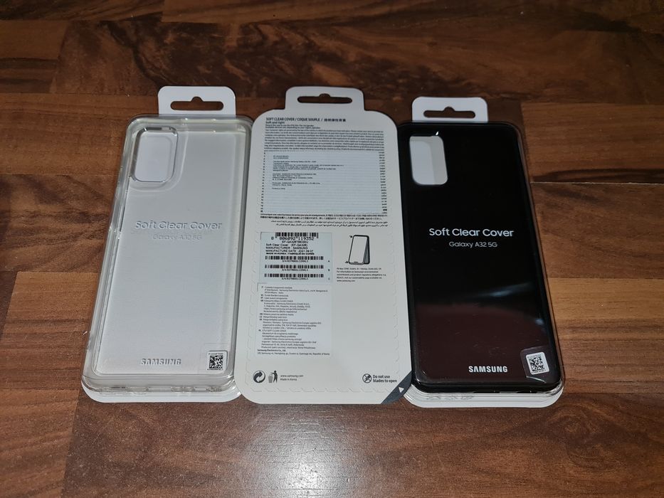 Husa silicon originala Samsung Soft Clear Cover Galaxy A32 5G M32 5G