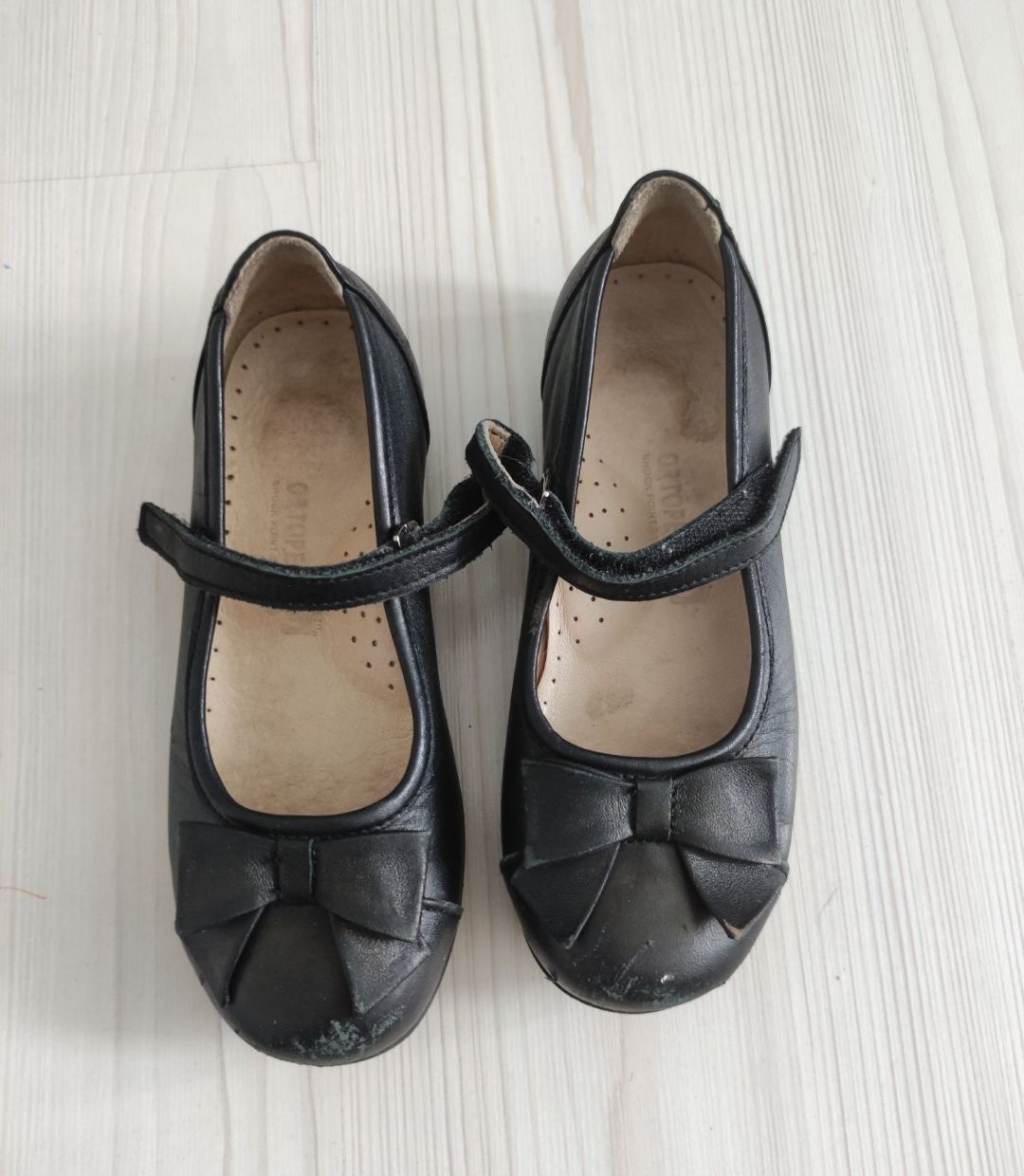 Ortopedia pantofi piele neagra fetite masura 30