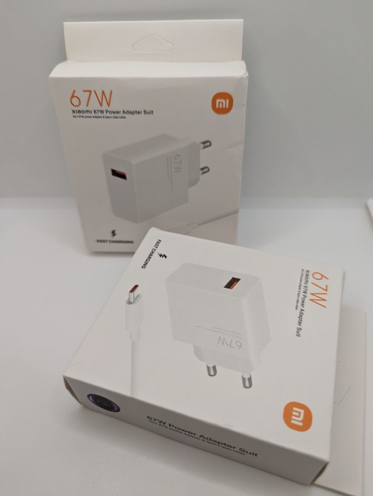 Incarcator si cablu Xiaomi Fast Charging 67W SIGILAT-NOU-CUTIE