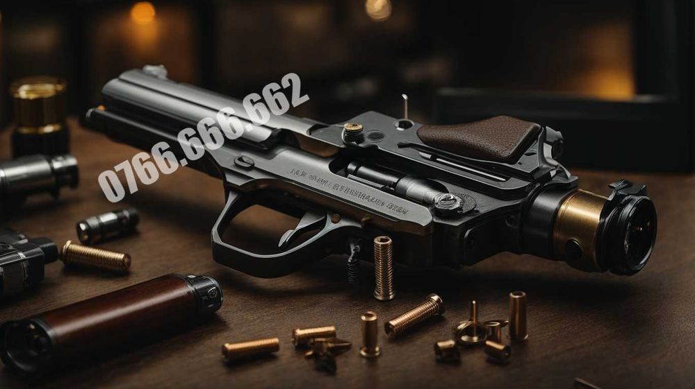 Pistol Airsoft Full Metal*FOARTE PUTERNIC*+5CO2+1500bile+MUNITIE Gaz