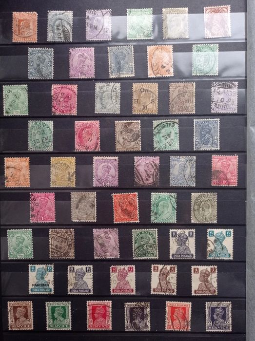 Timbre de colectie Australia coloni Marea Britanie Anglia India fiscal