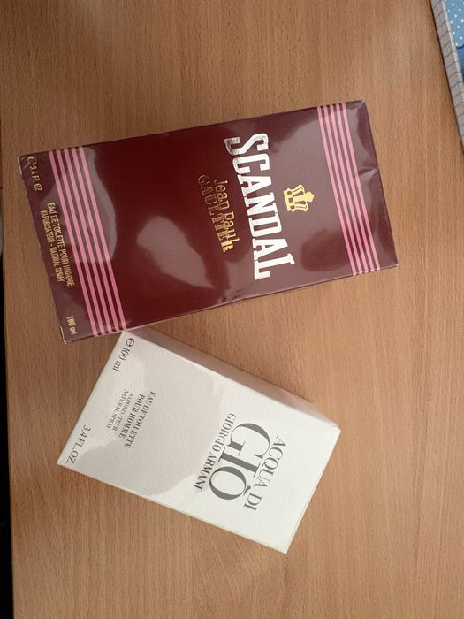 Vand parfum Jpg Scandal si Acqua Di Dio Armani
