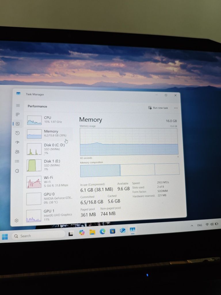 Acer Nitro 5- i5 11th gen, 16GB ram, 1TB SSD