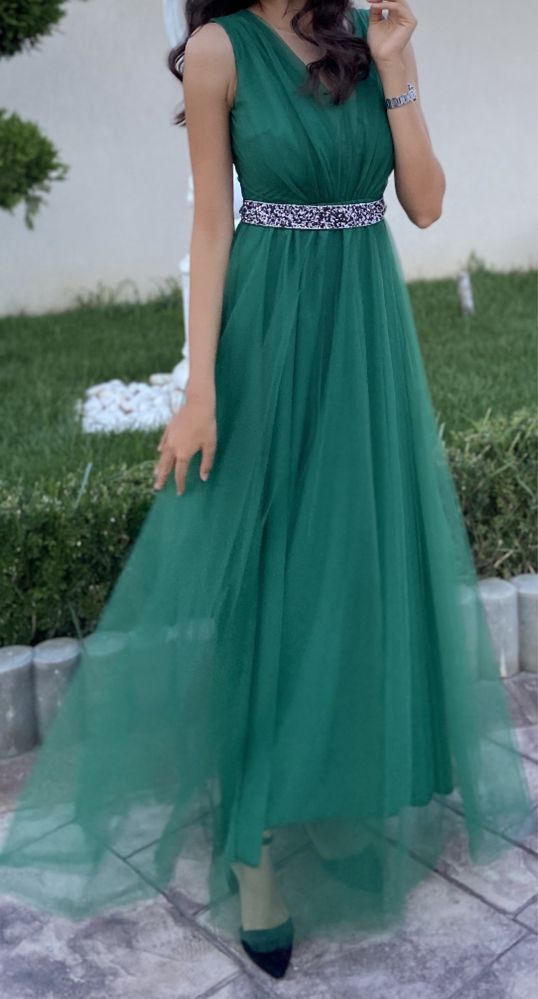 Rochie de seară verde