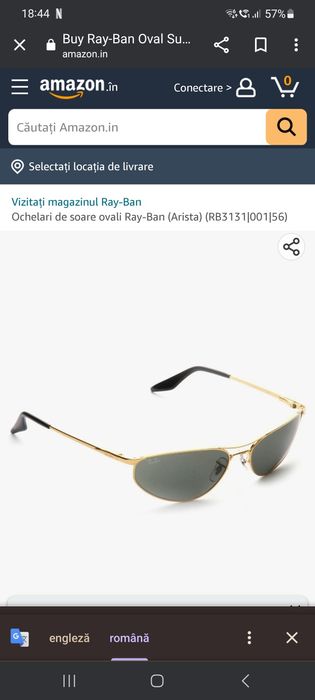 Ochelari de soare RAY BAN RB3131 ovali