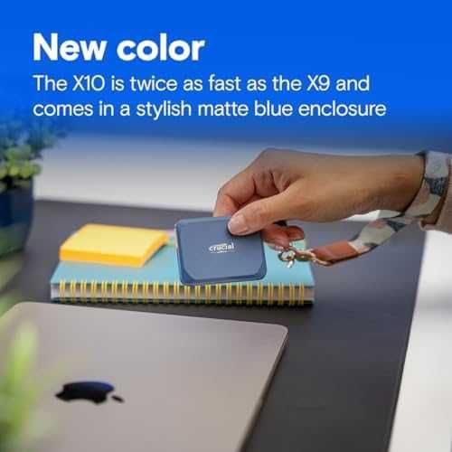 Нов Crucial X10 1TB SSD Игри, 4K Видео, Съвместим с PC/Mac за Бързина