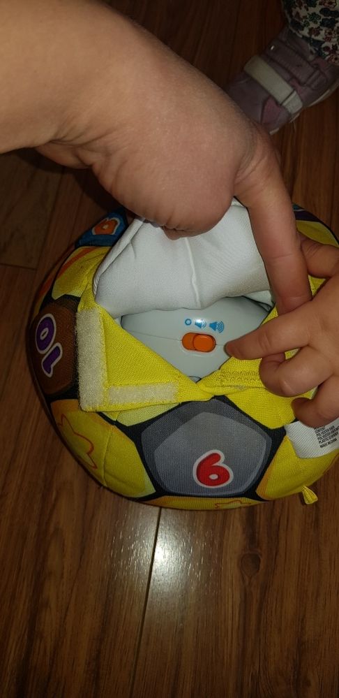 Minge de fotbal fisher price