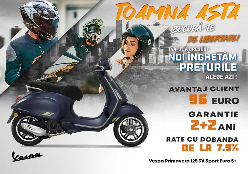 Scuter Vespa Primavera 125 Tech Euro 5+