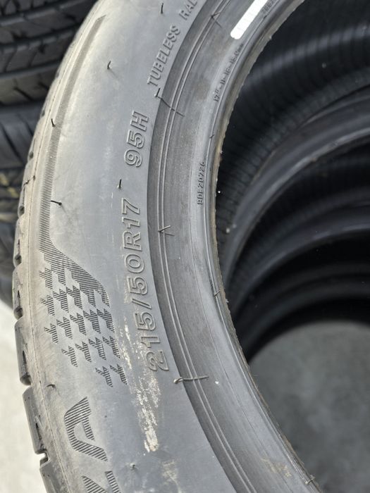 4 Броя 215/50/17 Bridgestone 7mm КАТО НОВИ