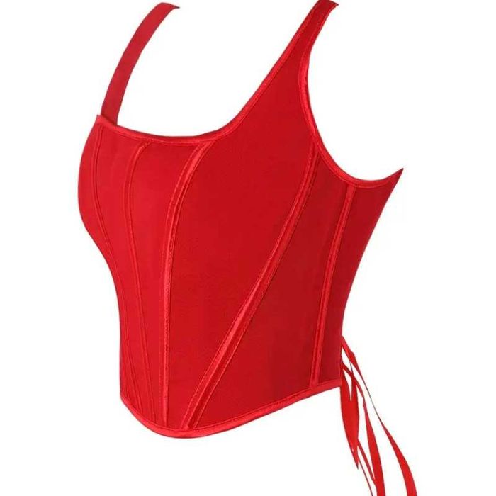 Corset rosu nou cu funda