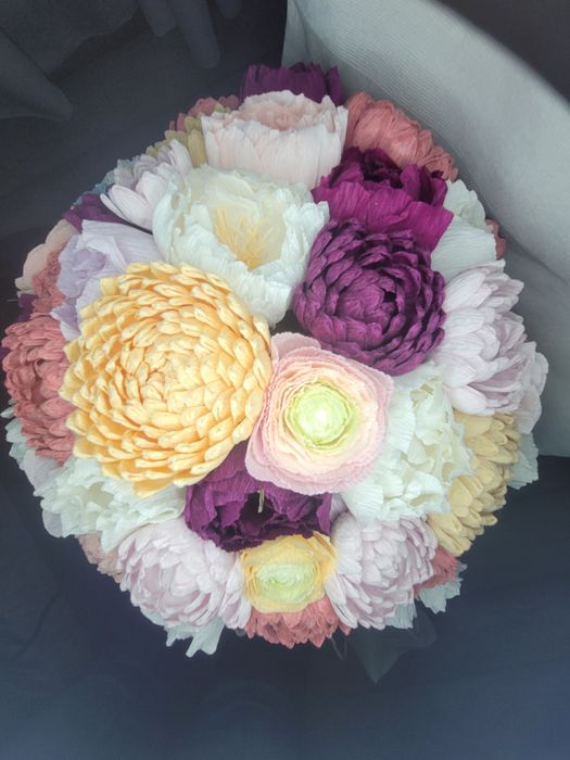 Buchete flori hartie creponata floristica/ aranjamente