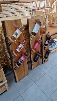 Дървен стелаж за вино