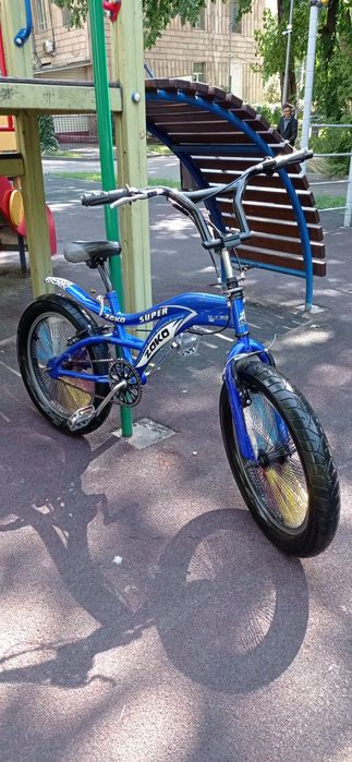 Велосипед фэтбайк подростковый SUPER ZOKO рюкзак.