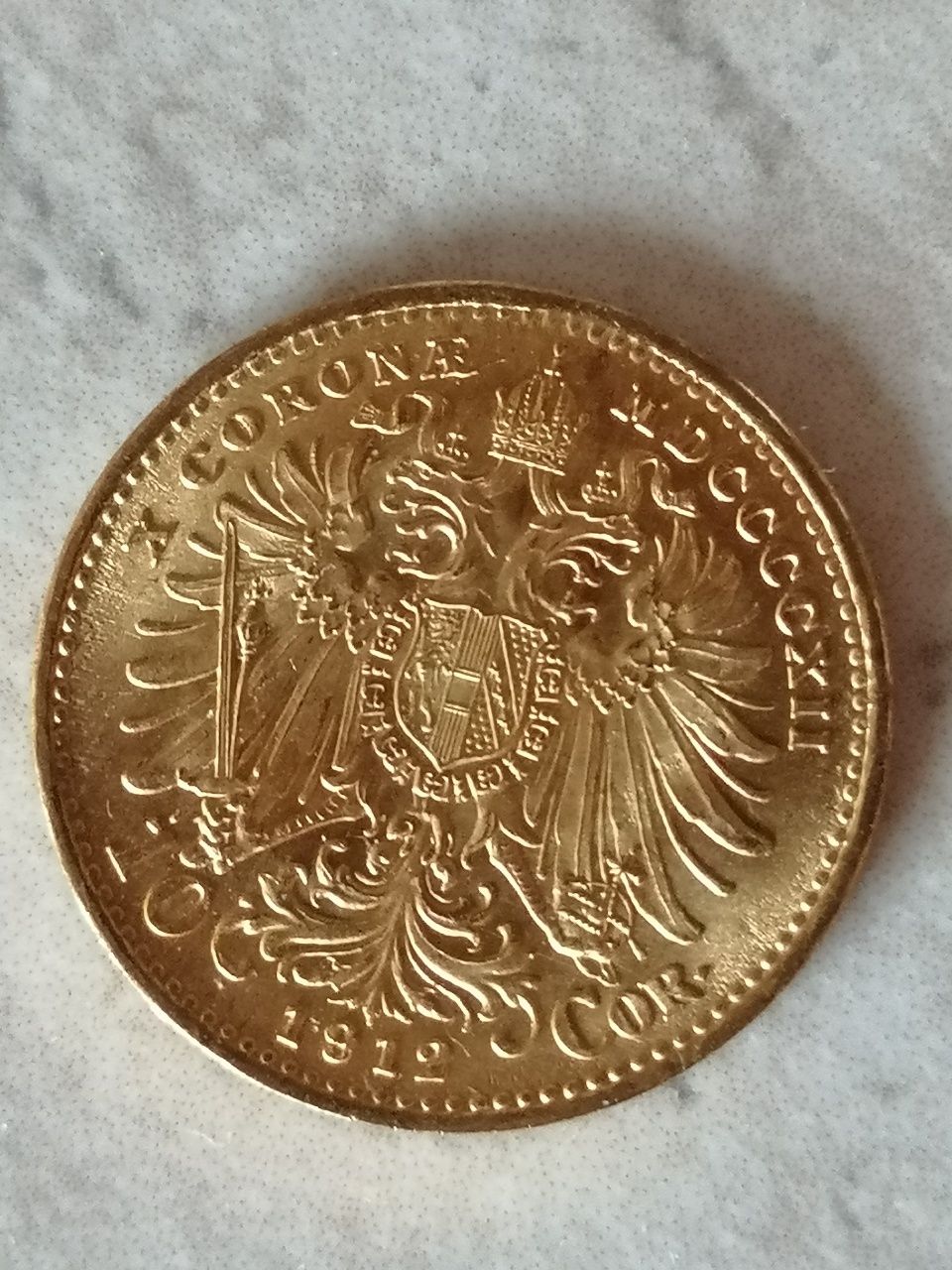 Възпоменателна златна монета 21,6 К