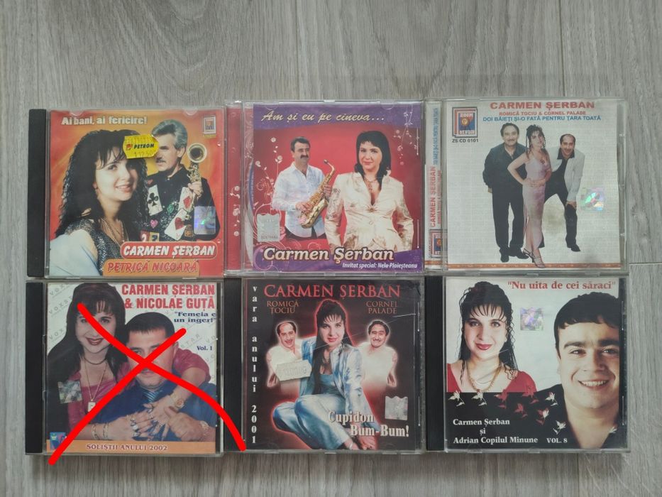 Vand cd uri cu Carmen Serban manele