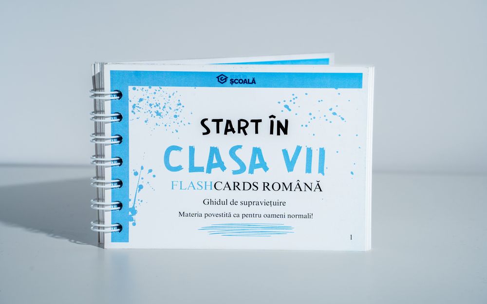 Culegere Clasa VII Romana – Flashcard Start in Scoala