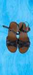 Sandale confortabile din piele, cu toc ortopedic, 37