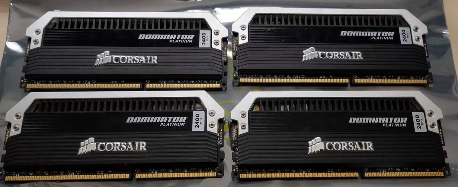 RAM 16GB 4x4gb Corsair DOMINATOR PLATINUM DDR3 2400Mhz Kit