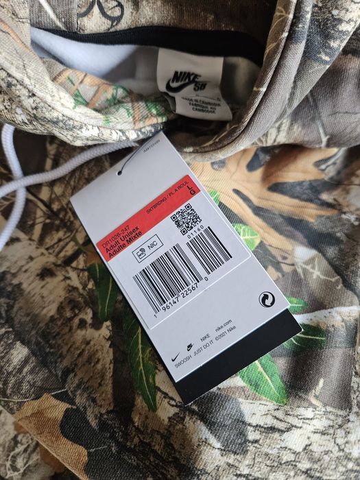 Nike SB Loose Fit Heavy Fleece Hoodie DR1026-247 Realtree Camo
