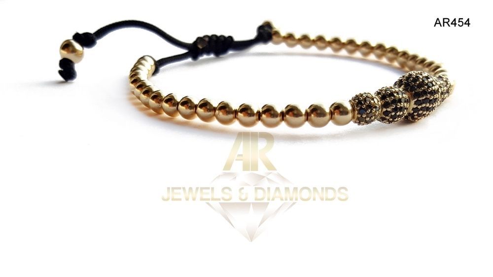 Vand bratara AUR 14 K 7.98 gr model nou ARJEWELS(AR454)