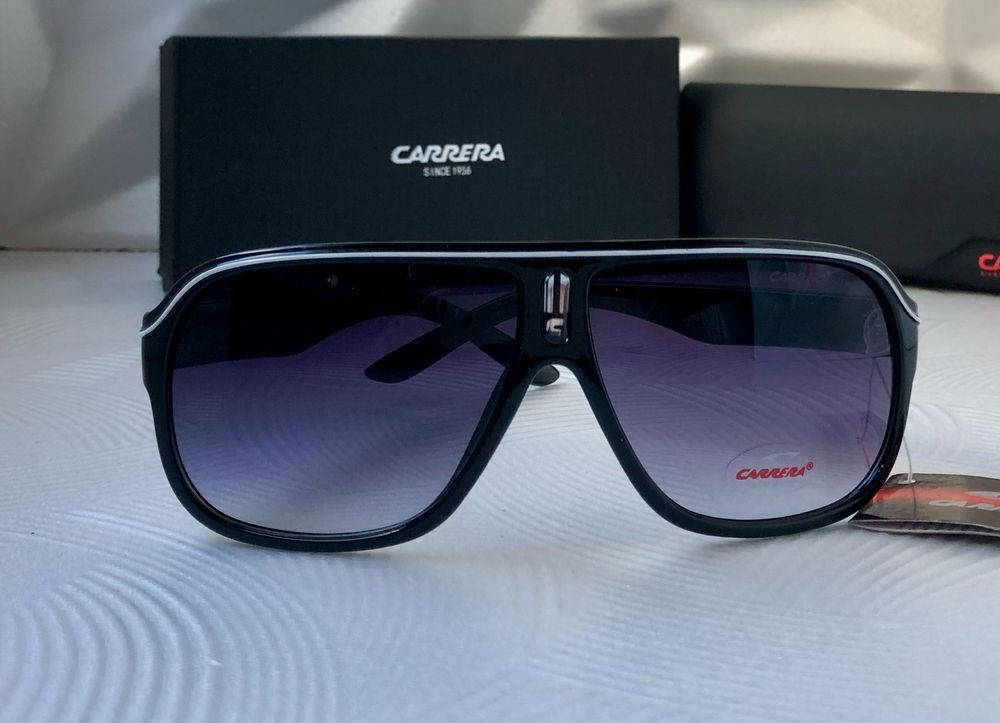 Мъжки слънчеви очила маска carrera 2 цвята черни