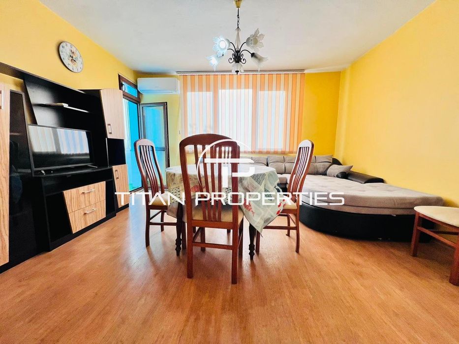 Дава се под наем Двустаен апартамент в Бургас, Лазур - 60 кв.м за 459 € - Снимка #1