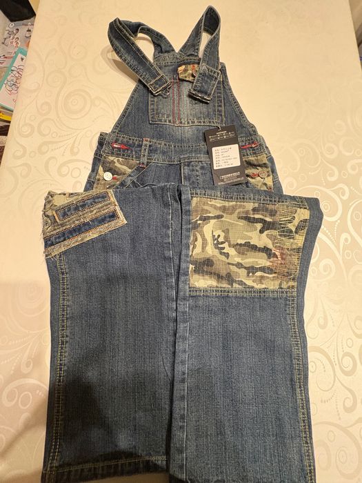 Джинсовый комбинезон на мальчика