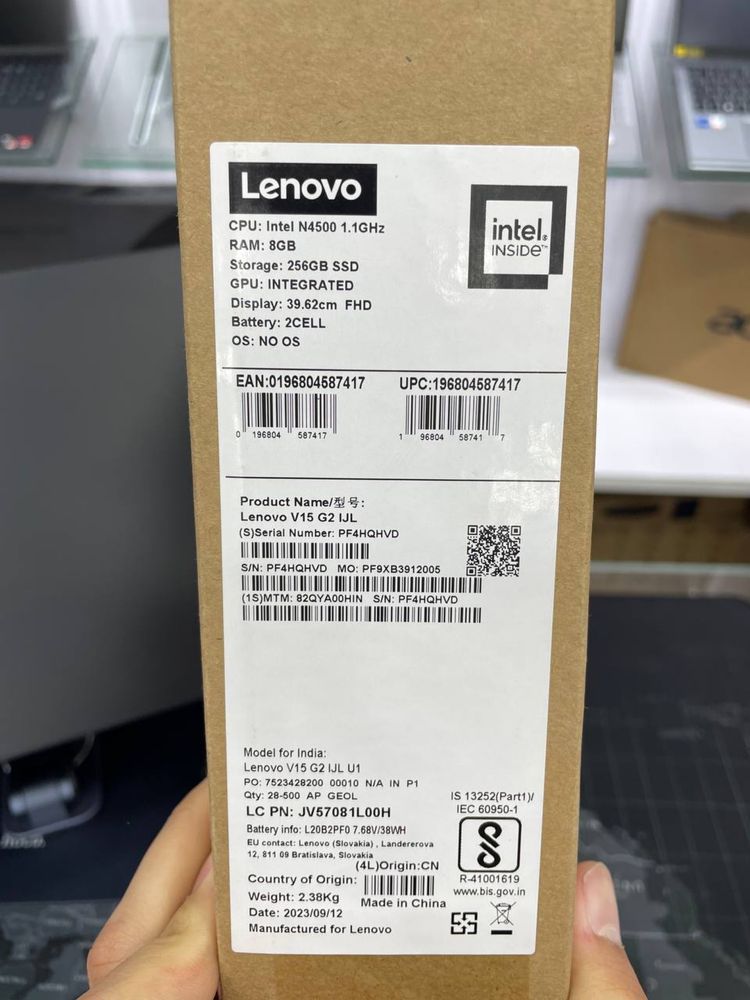 Lenovo V 15 б/у идеал состаяна договорная