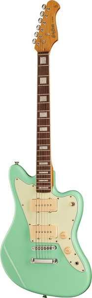 Chitară nouă Harley Benton JA-60CC Seafoam Green plus accesorii