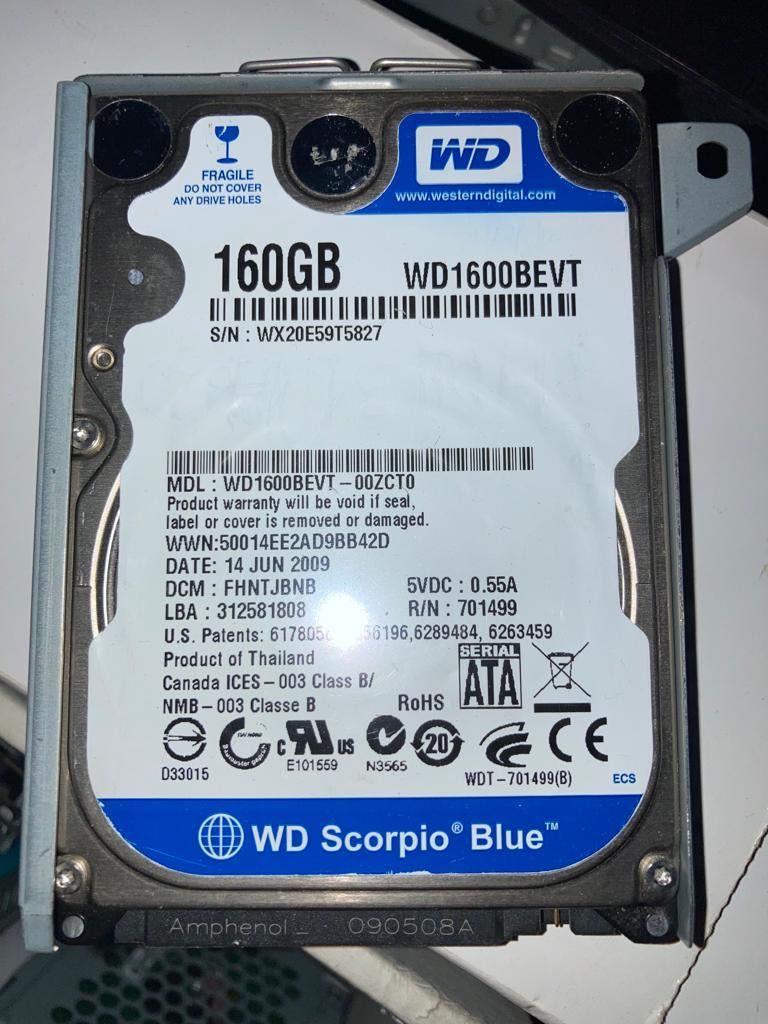 HDD 2.5" pt PS3 PS4 laptop Seagate HGST 40 80 250 320 500gb hard disk