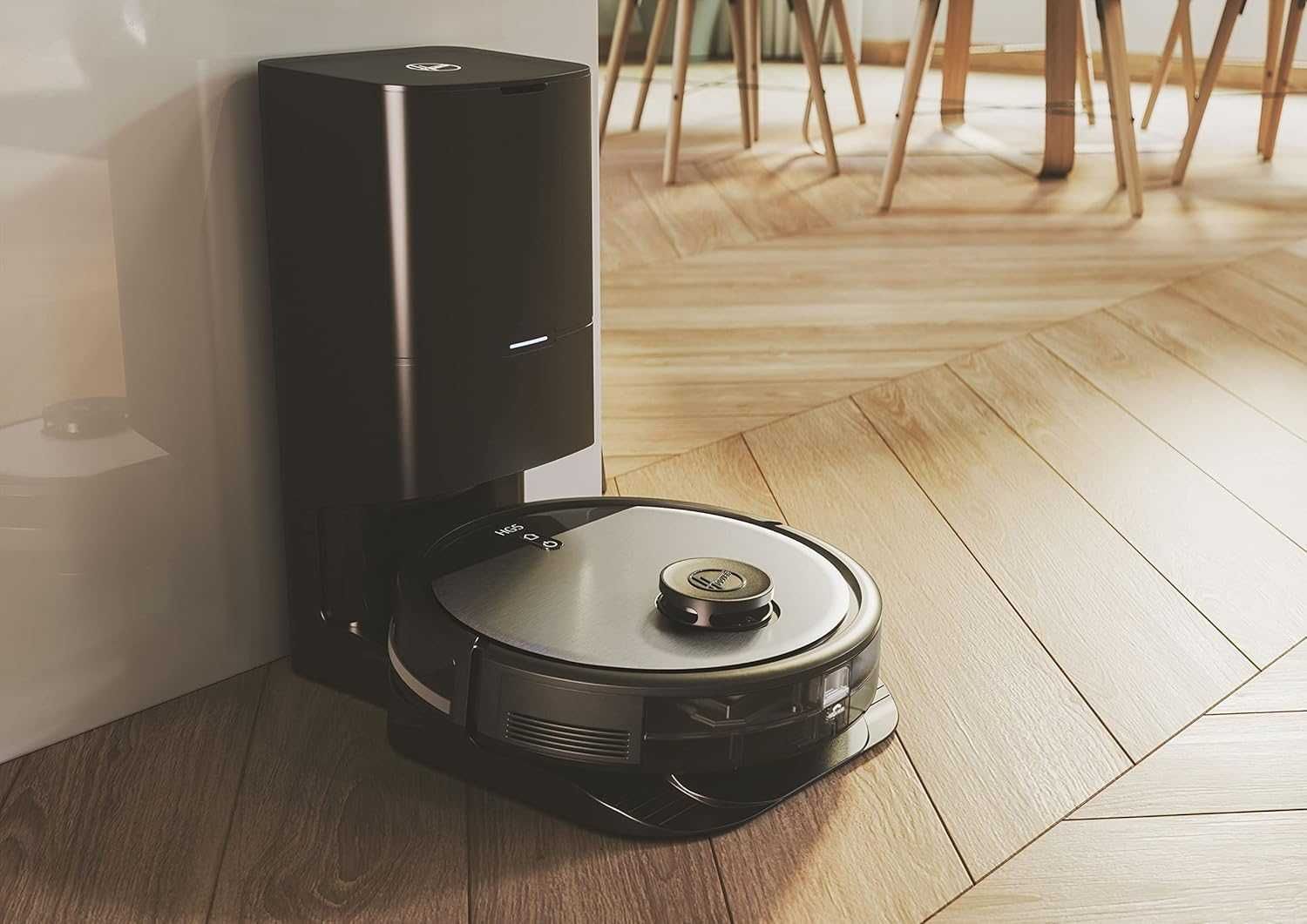 Прахосмукачка робот Hoover HG5 HG550D Лазерна навигация картографиране
