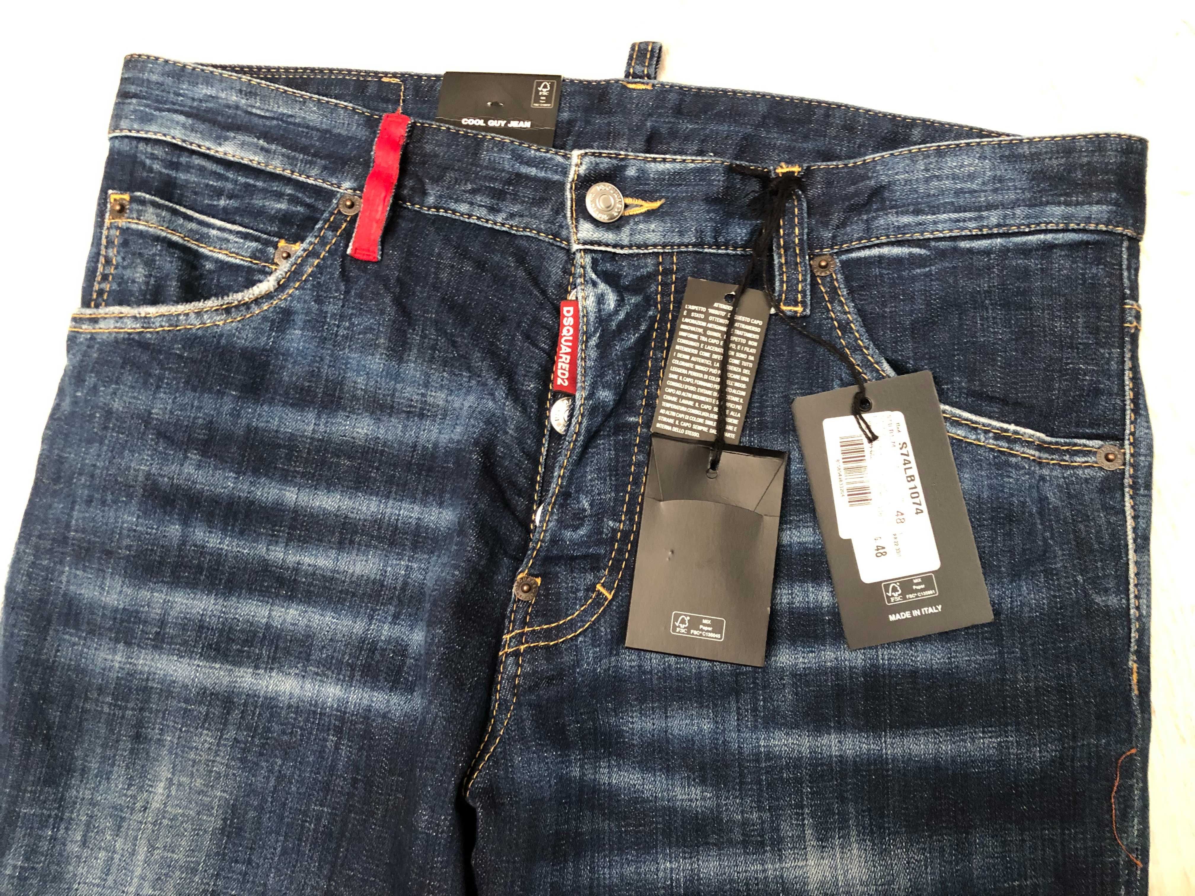 Dsquared2 blugi Cool Guy Jean 46 italy, sau S, retail 625 euro