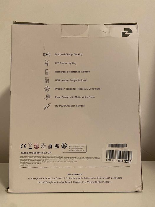 Dazed V2 Charge Dock for Oculus Quest 2