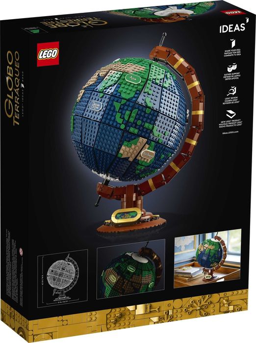 LEGO Ideas - 21332 The Globe / Globul Pamantesc - NOU