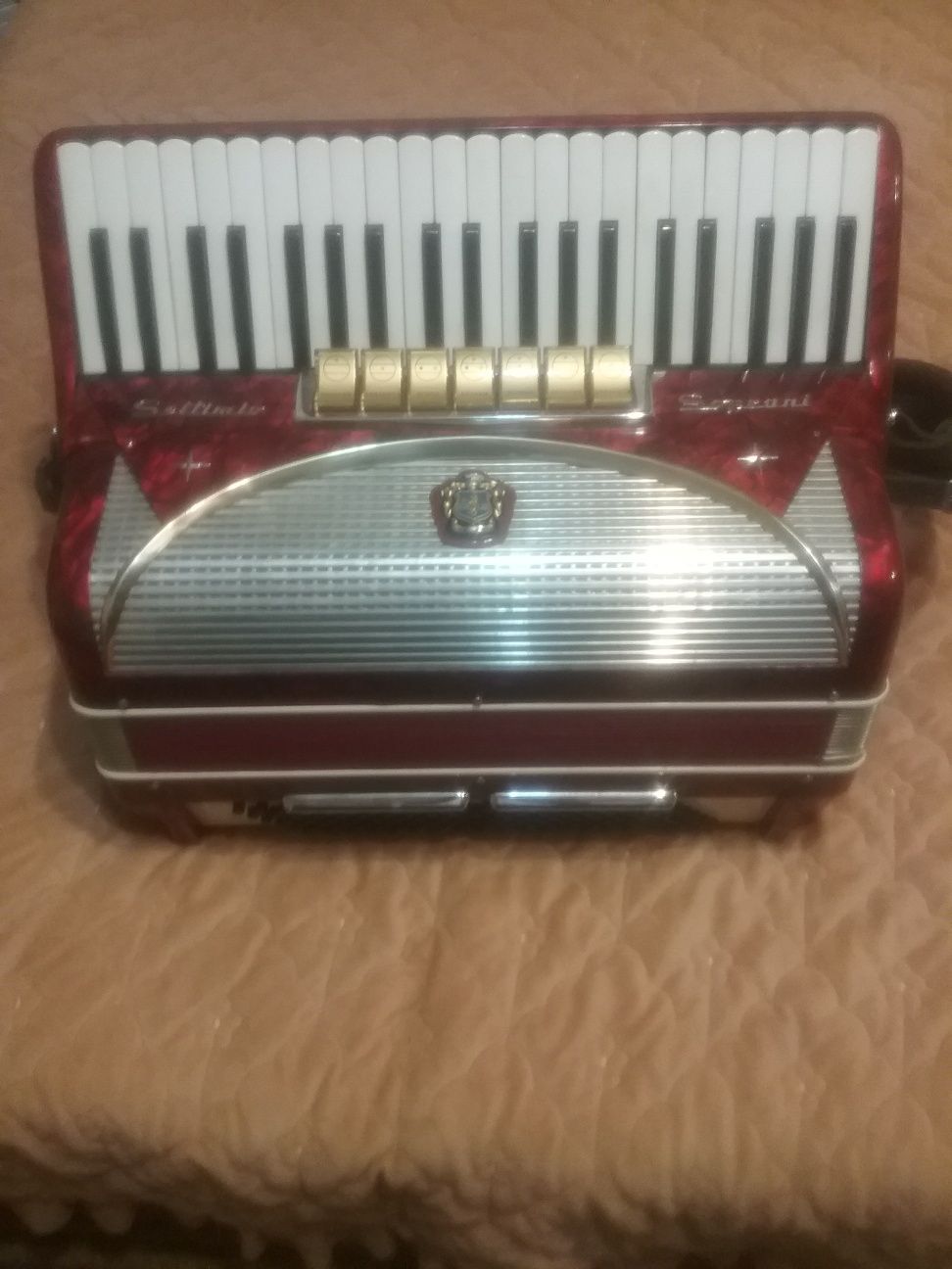 Acordeon settimio soprani cu 120 de basi