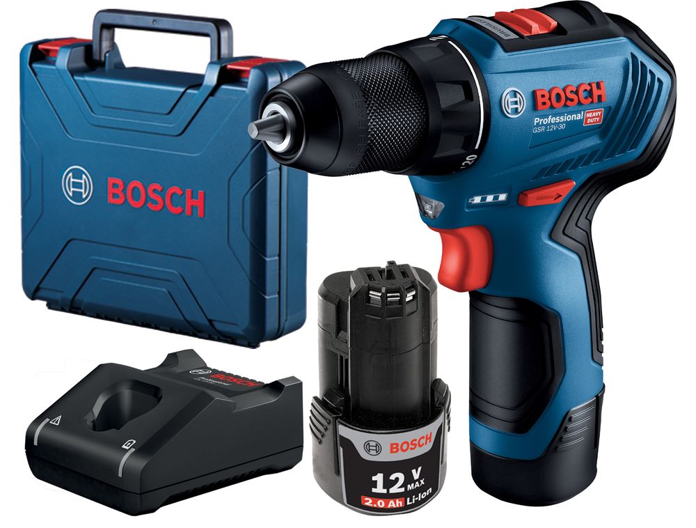 Бесщеточный аккумуляторный шуруповерт - дрель BOSCH GSR 12V-30 pro