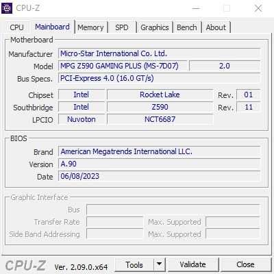 MSI MPG Z590 Gaming Plus дъно Intel сокет 1200