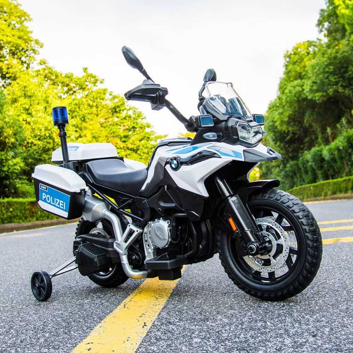 Motocicleta electrica de politie BMW F850GS,CADOU:NR AUTO PERSONALIZAT